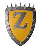 shield with letter z