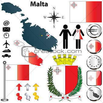 Malta map