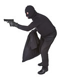 robber with gun