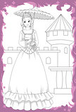 The coloring book - princess