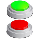 Help icon with red anf green buttons