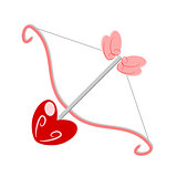 Heart arrow vector