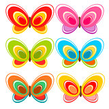 Colorful butterfly vector