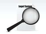 Legal system review concept