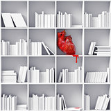 heart on the bookshelves 