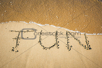Word in the sand
