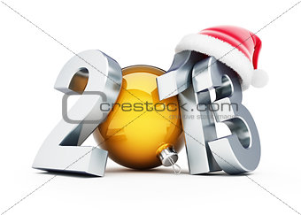 happy new year 2013 santa hat