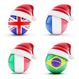 Christmas in England,Italy,Brazil,France