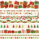 Background with Christmas theme and elements