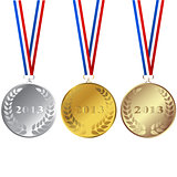 Set of 2013 medals