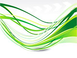 abstract green web background