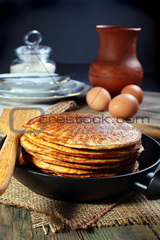 Oatmeal pancakes.