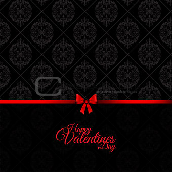 Damask Valentines Day background 