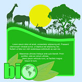 Green bio poster