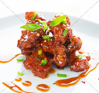 Spare ribs Chinese cuisine