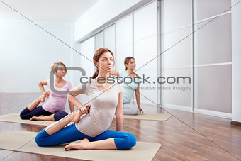 Group yoga sessions