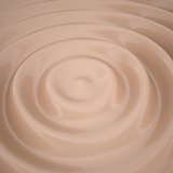 Waves on the surface of the chocolate
