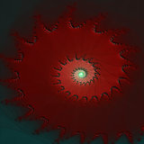 Dark Red Spiral