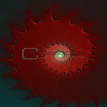Dark Red Spiral
