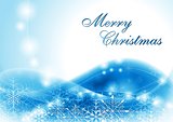 Bright blue Christmas background