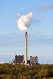 Smoking Chimney Power Plant