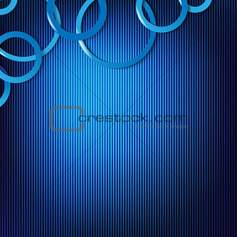 Dynamic Blue Background With Circles