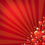Red Valentines Day Background