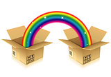 Rainbow from Box