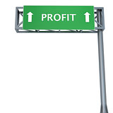 Profit signboard
