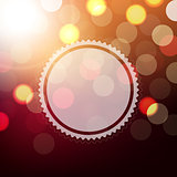 Background With Bokeh And Sphere