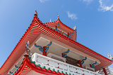 Buddhist temple roof