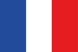 Illustrated Drawing of the flag of France