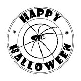 halloween spider stamp
