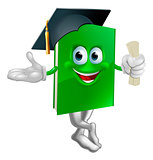 Graduate education book mascot