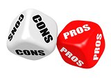 Pros and cons dices