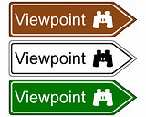 Direction sign viewpoint