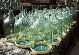 large glass bottles