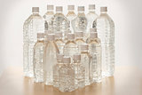 The plastic bottles 