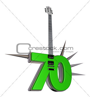 number seventy guitar