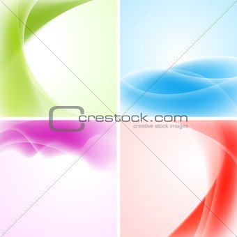 Colourful waves design
