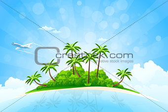 Tropical Island Background