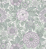 Picturesque seamless pattern in soft colors