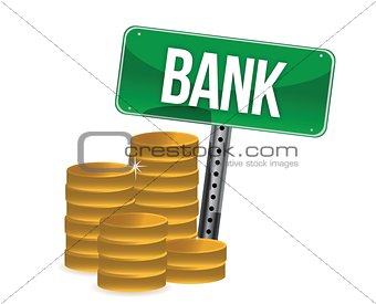 Saving money concept bank coins