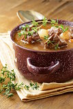 Traditional french beef goulash - Boeuf bourguignon