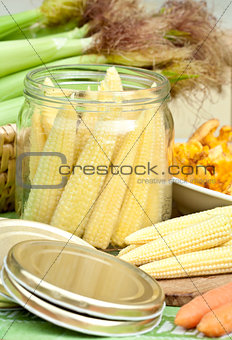 Preserving corn
