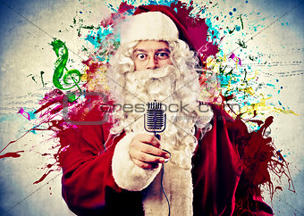 Colored Santa Claus