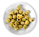 Olives in a plate