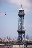 Montjuic Cable Car tower