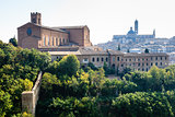 Panoramic View of Santa Maria Cathedral and City of Siena, Tuscany