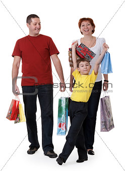 family for shopping